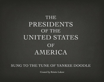 Preview of Chronological Yankee Doodle Presidents of the USA UPDATED!
