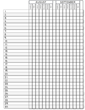 Behavior Yardstick Clip Chart and Tracking Sheets by Jessica Ann Stanford