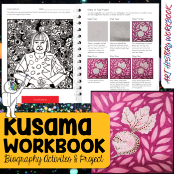 Preview of Yayoi Kusama Art History Workbook - Famous Artist Biography Unit