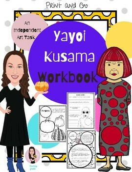 Preview of Yayoi Kusama. Artist Spotlight Work Book.