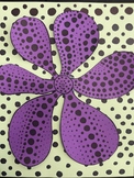 Yayoi Kusama Dot Flower Template Art Lesson