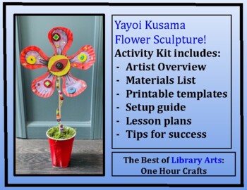 Preview of Yayoi Kusama Flower Sculpture Activity Kit