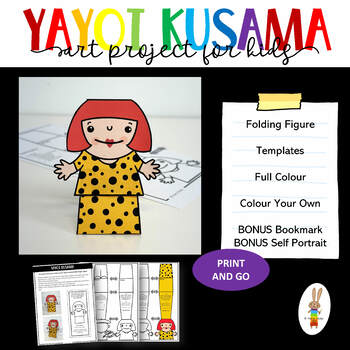 Preview of Yayoi Kusama Printable Paper Figure