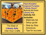 Yayoi Kusama Pumpkin "Infinity" Room Sculpture Art Activity Kit