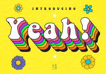 Preview of Yeah Font