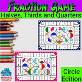 Year 1 & Year 2 Fractions Maths Game | Halves, Thirds & Qu