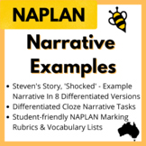 NAPLAN Narratives with Annotations - Yr 1-9 - PROMPT: Shoc