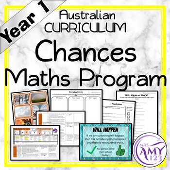 Preview of Year 1 Chance Australian Curriculum Maths Program