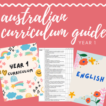 Preview of Year 1 Curriculum Guide - Version 9.0 Australian Curriculum