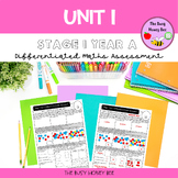 Stage 1 Year A Differentiated Maths Assessment Unit 1