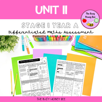 Preview of Stage 1 Year A Differentiated Maths Assessment Unit 11