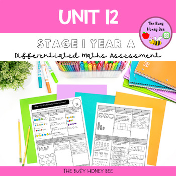 Preview of Stage 1 Year A Differentiated Maths Assessment Unit 12