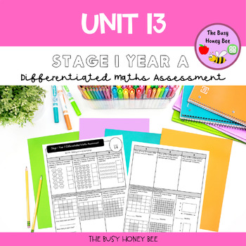 Preview of Stage 1 Year A Differentiated Maths Assessment Unit 13