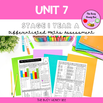 Preview of Stage 1 Year A Differentiated Maths Assessment Unit 7