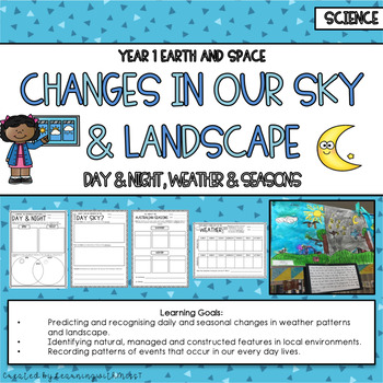 Preview of Year 1 Earth & Space Science - Observable changes occur in the sky and landscape