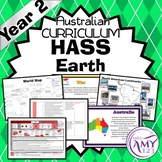 Australian Curriculum Year 2 HASS Geography Earth Unit