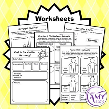 year 1 hass seasons and weather unit geography by mrs amy123 tpt