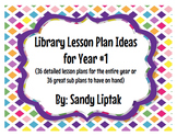 Year #1 Library Lesson Plans-British Version