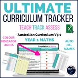 Year 1 Maths Australian Curriculum V9.0 Ultimate Tracker