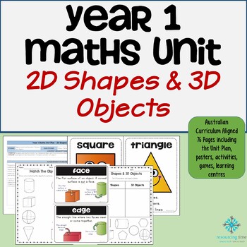 Preview of Year 1 Shapes and Objects Program