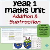 Year 1 Australian Curriculum Maths - Addition and Subtract