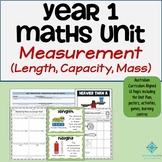 Year 1 Maths Measurement Program - Length, Capacity, Mass