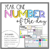Year 1 Number of the Day Activities (25 days of planned content)