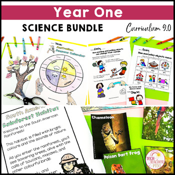 Preview of Year 1 Science Bundle Biological Earth Space Physical ACARA 9.0