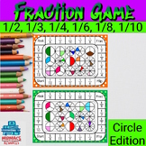 Year 1 & Year 2 Fractions Maths Game | 1/2s, 1/3s, 1/4s, 1