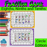 Year 1 & Year 2 Fractions Maths Game | Eighths, Ninths and
