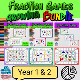 Year 1 & Year 2 Maths Fraction Games | Stage 1 Fractions G