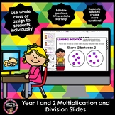 Year 1 and 2 Multiplication and Division Slides - Distance