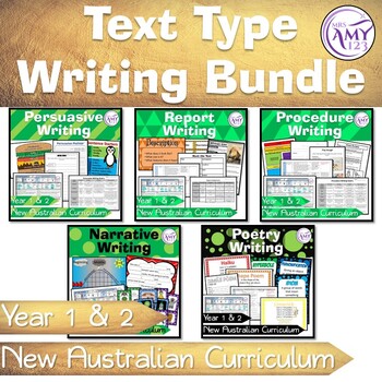 Preview of Year 1 and 2 Text Type Unit Bundle