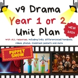 Year 1 or 2 Drama Australian Curriculum Unit (Version 9) +