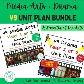 Preview of Year 1 or 2 Media Arts & Drama Australian Curriculum Units BUNDLE (Version 9)