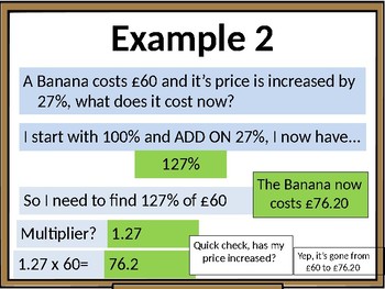 Year 10 11 Grade 10 Gcse Full Lesson Percentage Increase And Decrease