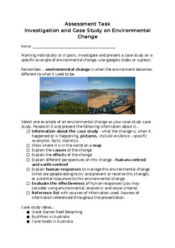 geography environmental case study