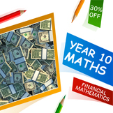 Year 10 Math Revision Tests on Financial Mathematics with 