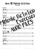 Year 10 Melodic Dictation Exercises + Audio Files