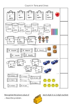 Preview of Year 2/3 Place Value booklet
