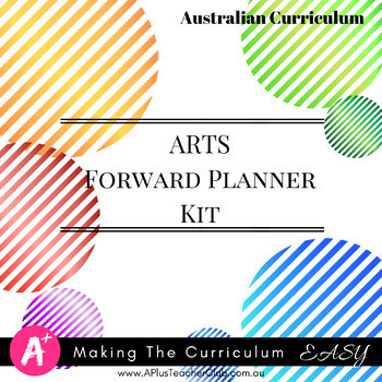 Preview of Year 1-2 ARTS Australian Curriculum Forward Planning Kit