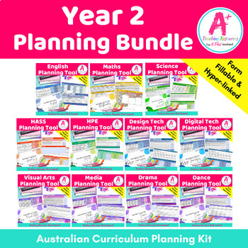 Preview of Year 2 Australian Curriculum Planning Bundle