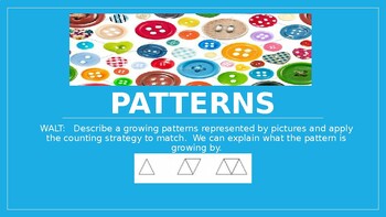 Preview of Year 2 - Explicit Teaching Tool - Identifying Growing Number Patterns