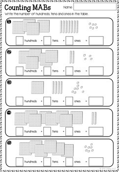 australian curriculum place value worksheets and task