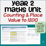 Year 2 Australian Curriculum Maths - Number & Place Value to 1200