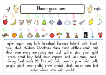 Preview of Year 2 Name Cards with CEW