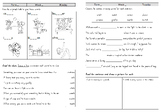 Year 2/Year 3 Phonics reading spelling worksheets UK/Austr