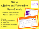 Year 3 Addition and Subtraction Unit Pack