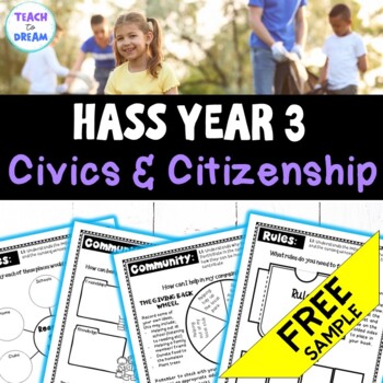 Preview of Year 3 Civics and Citizenship Australian Curriculum | Year 3 HASS | SAMPLE