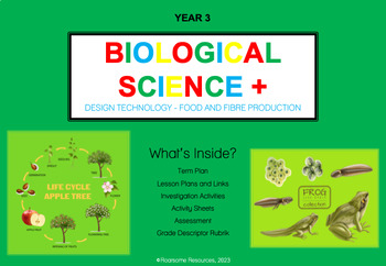 Preview of Year 3 Biological Science Unit - Curriculum Aligned + Grade Descriptors